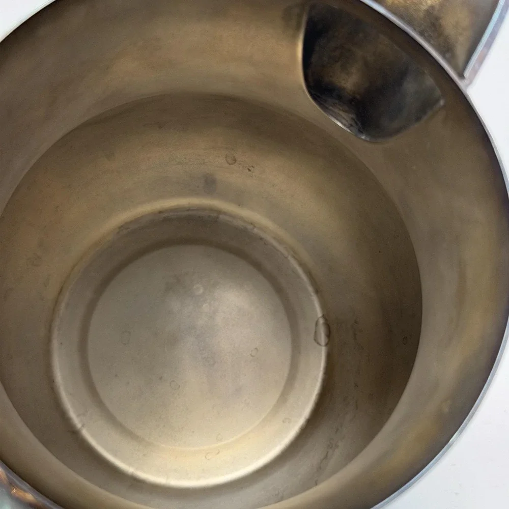Towle Silverplate Water Pitcher Mid-Century Modern Angular Handle 8